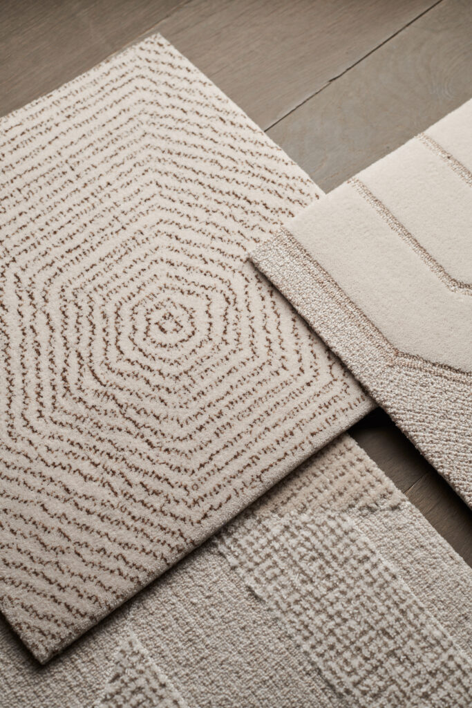 Scott-Group-Studio-Rugs-Aviation-Hand-Tufted-Neutral-Ivory-Beige-Tan-Brown-Sample-Squares