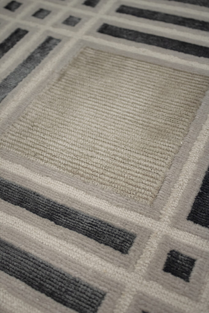 Close-up rug sample