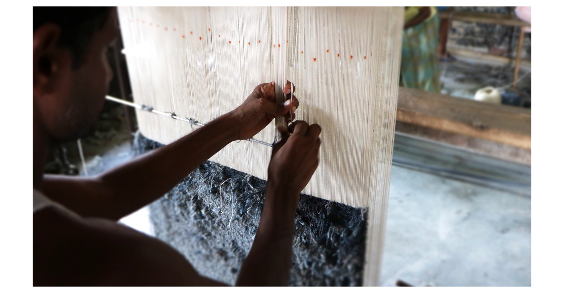 Hand weaving